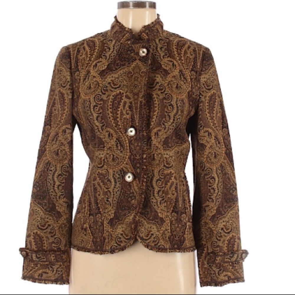 Brown Paisley jacket